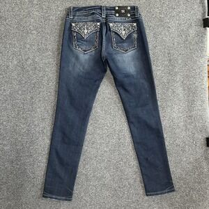 MISS ME Signature Bootcut Embroidered Denim Jeans-Women's Sz 29 X 31
